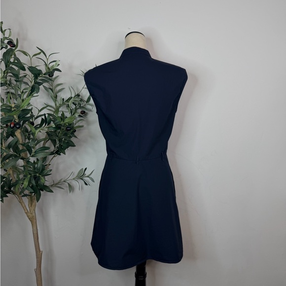 Frame Navy Blue The Safari Dress in Navy Mini Dress XS - Picture 5 of 10